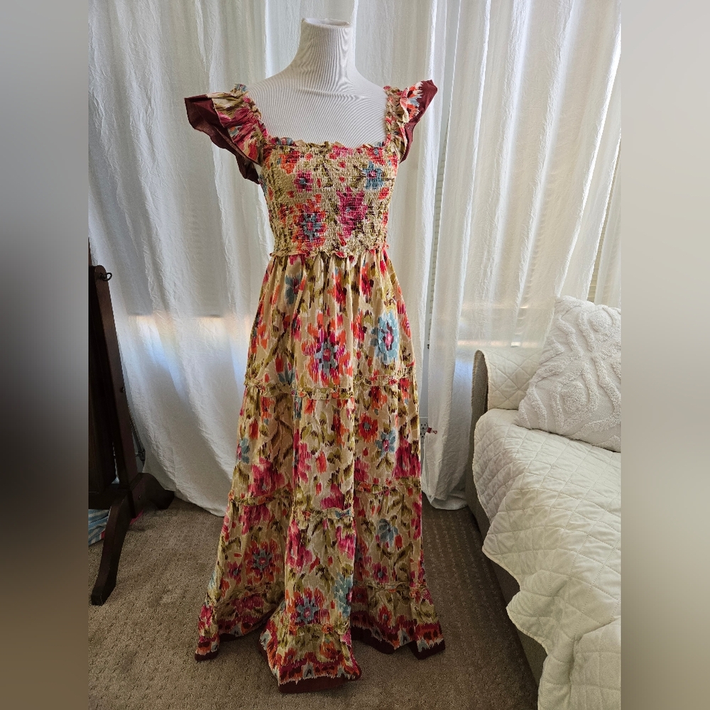 House of Harlow 1960 Floral Ruffle Dress